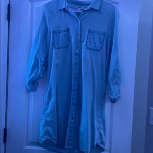 Light blue jean dress